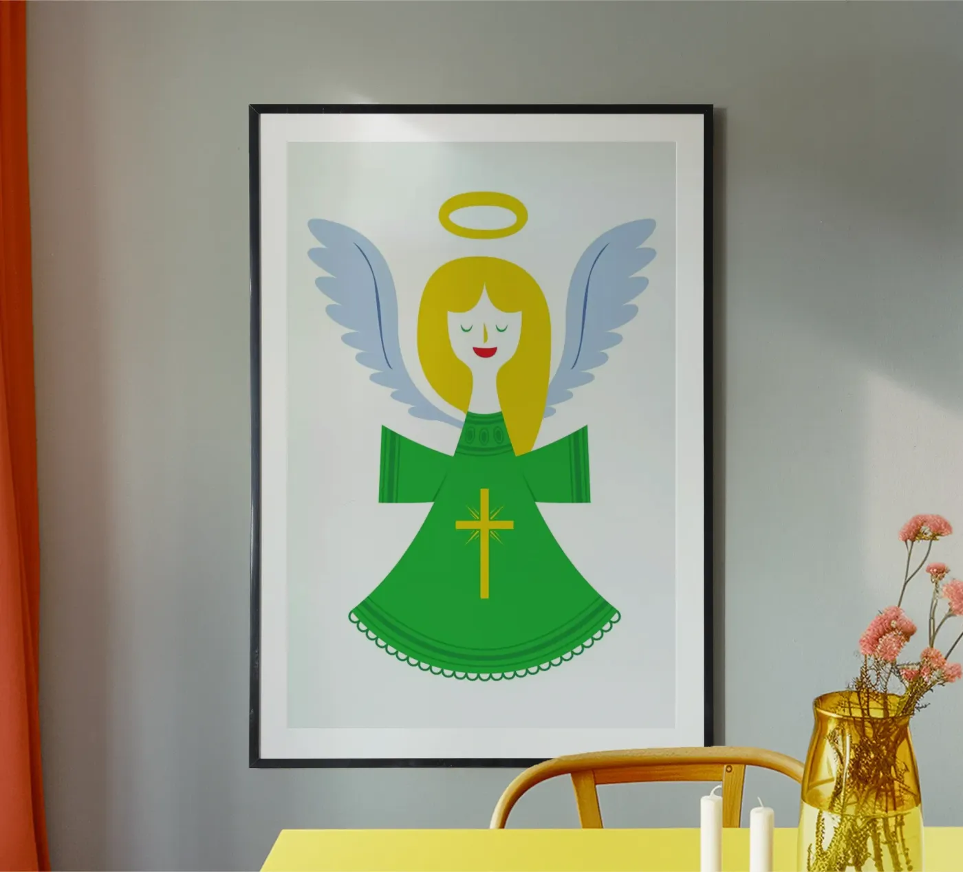Angel poster van Chris Wharton