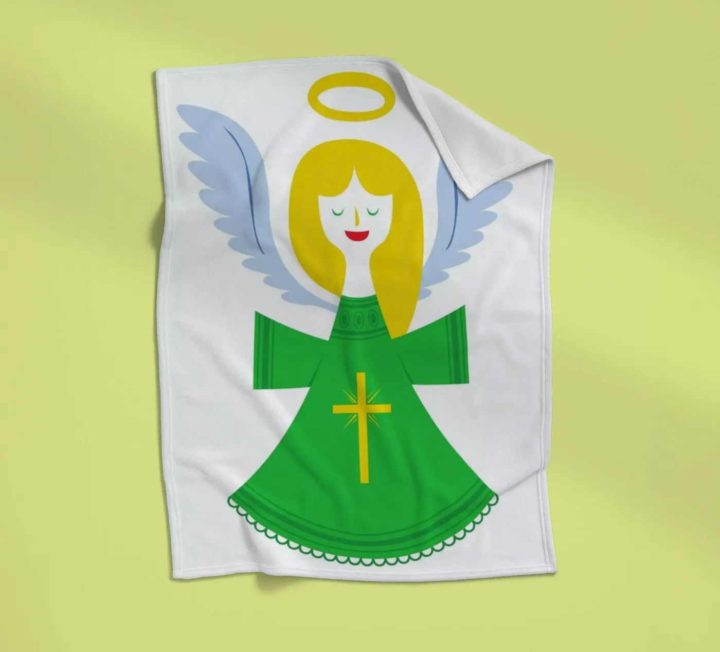 Angel Fleecedecke von Chris Wharton