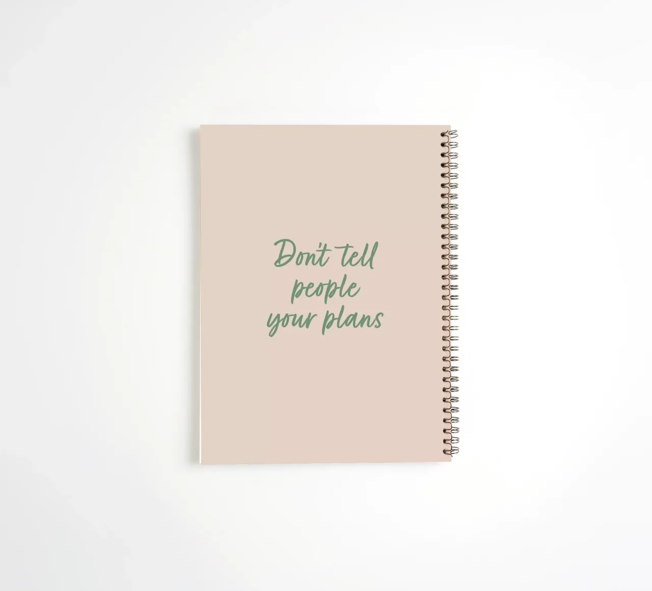Don't Tell spiral notebook by Ayleen
