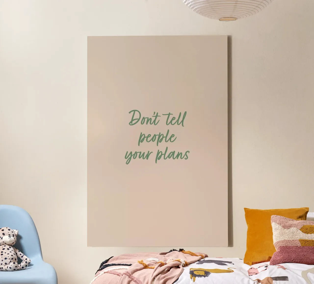 Don't Tell canvas by Ayleen