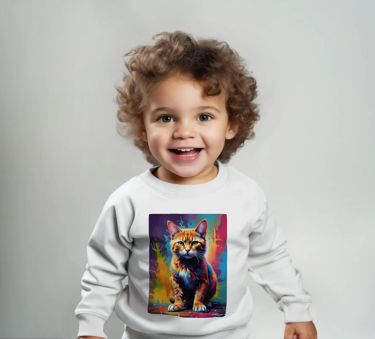 Bigotes color gato sudadera de bebé de MakArena