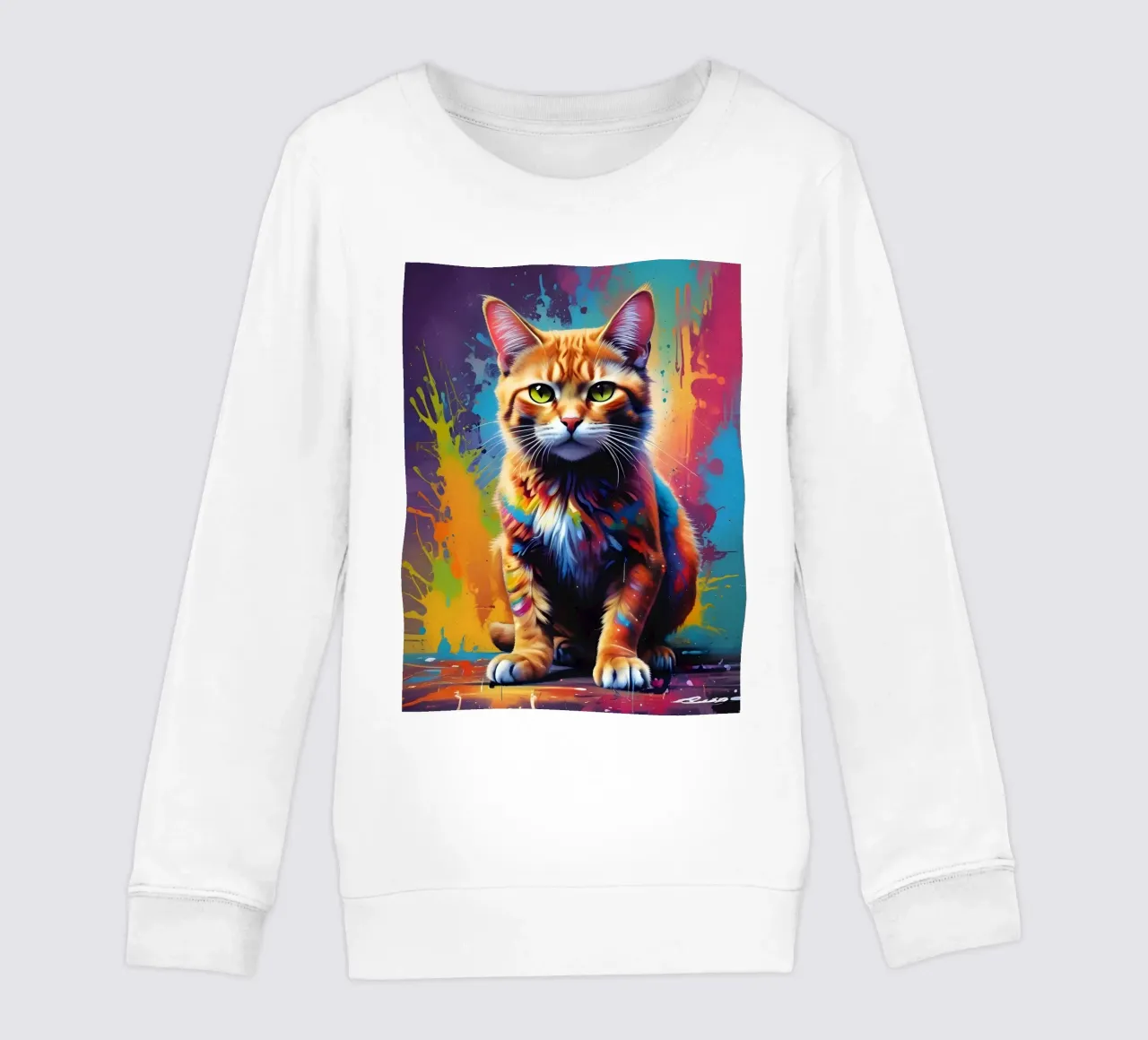Bigotes color gato sudadera para niño de MakArena