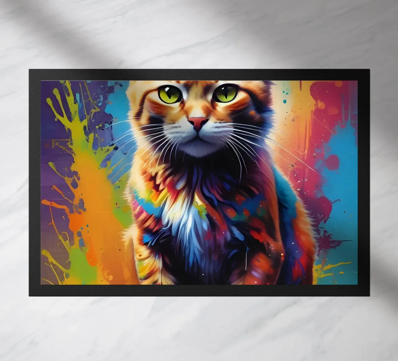 Colore dei baffi del gatto zerbino da MakArena