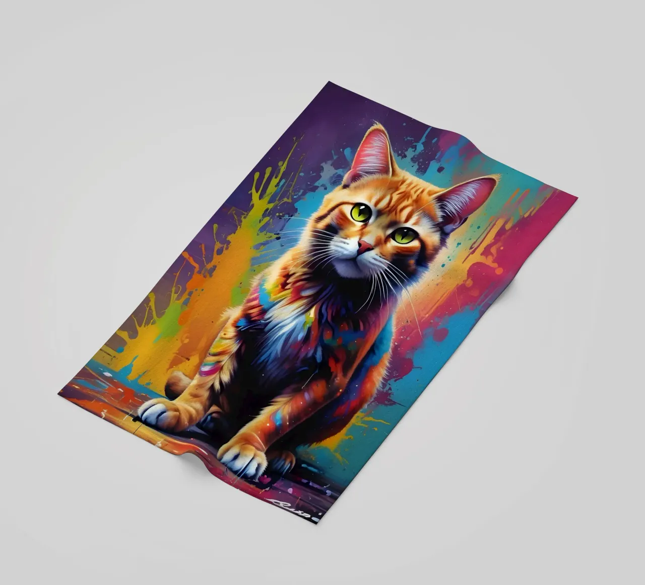Colore dei baffi del gatto telo mare da MakArena
