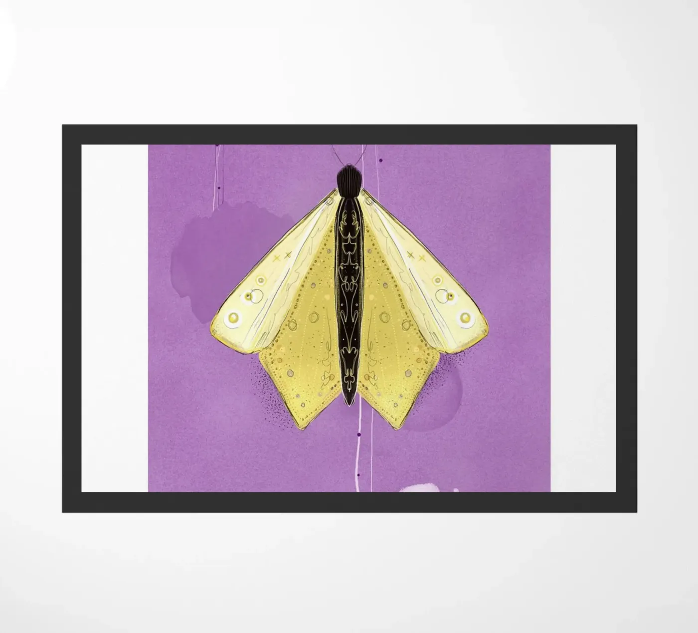 Papillon deurmat van fraeuleinvonfuchs