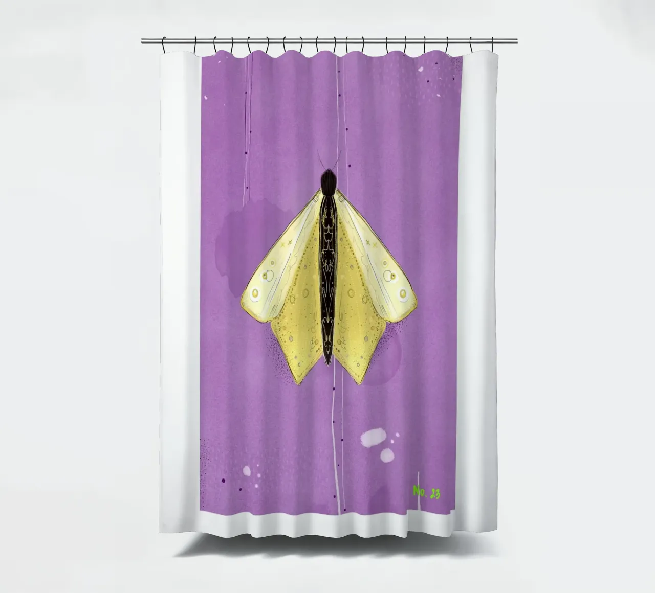 Papillon Duschvorhang von fraeuleinvonfuchs