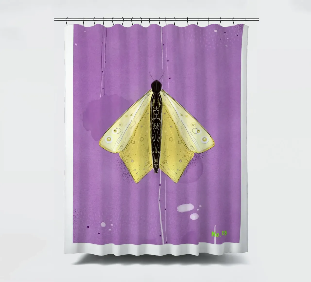Papillon Duschvorhang von fraeuleinvonfuchs