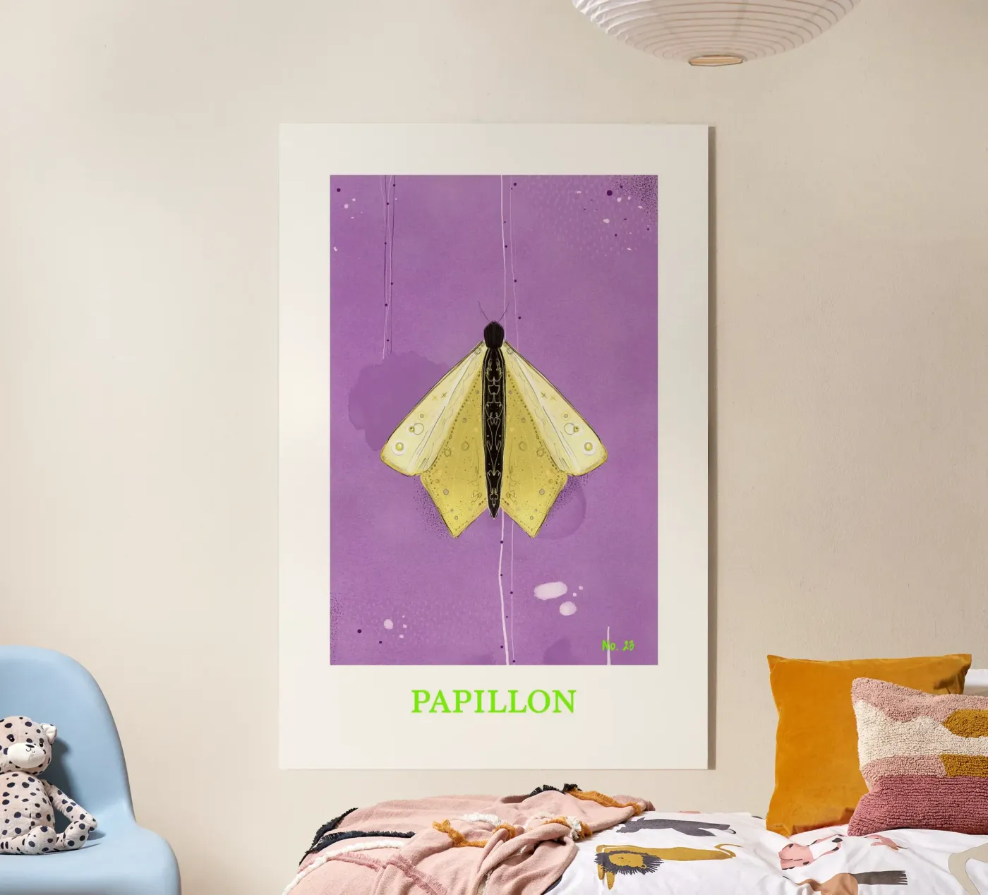 Papillon Acryl-Glas von fraeuleinvonfuchs