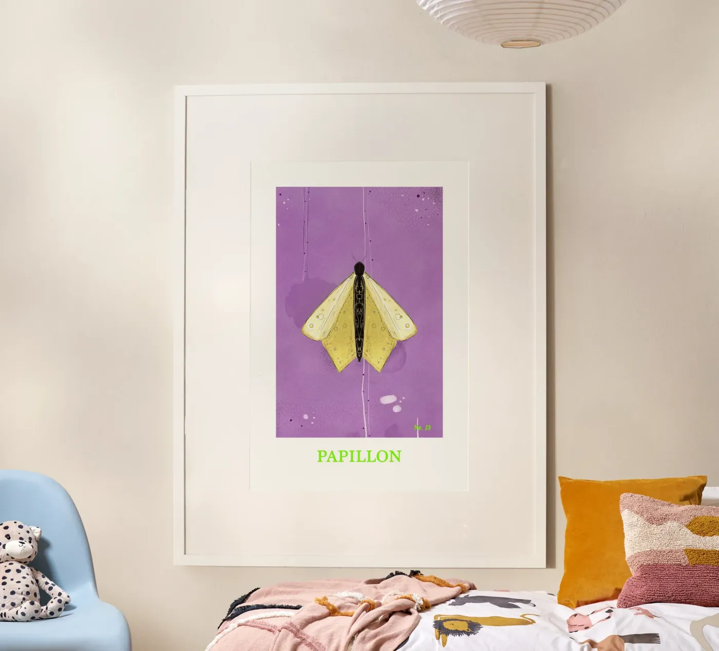 Papillon poster by fraeuleinvonfuchs