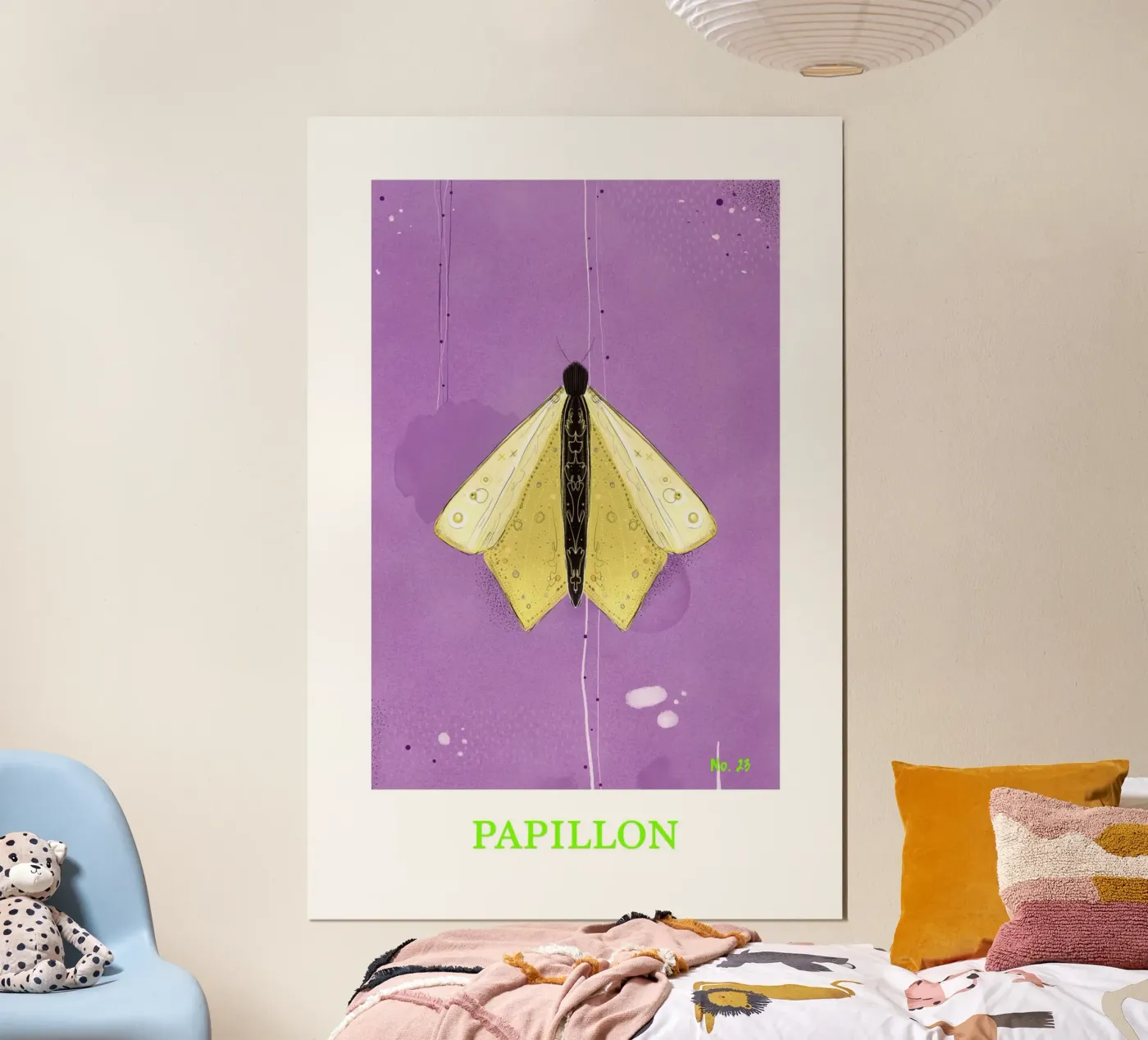 Papillon poster by fraeuleinvonfuchs