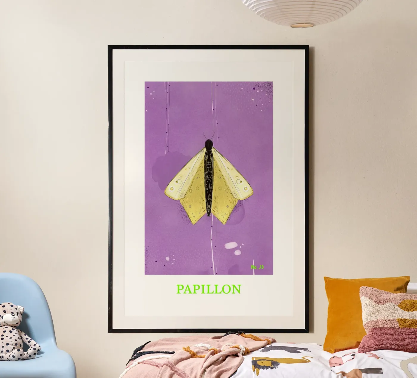 Papillon poster by fraeuleinvonfuchs