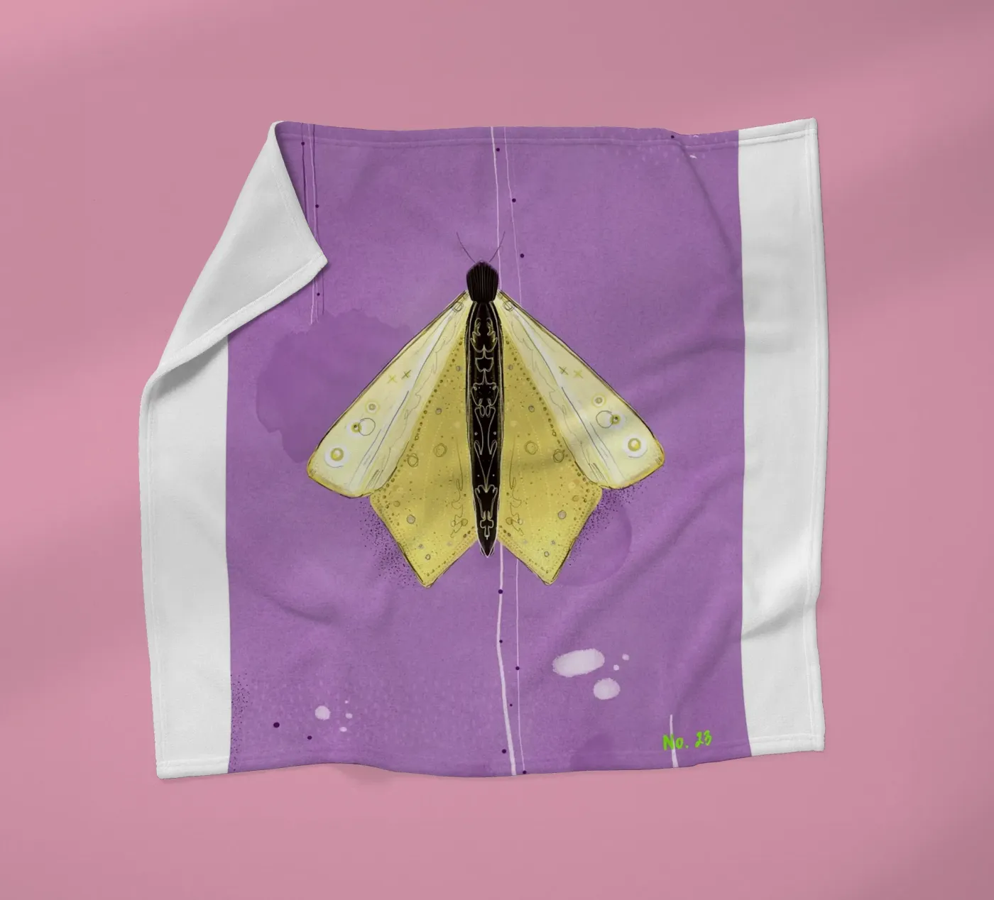 Papillon Fleecedecke von fraeuleinvonfuchs