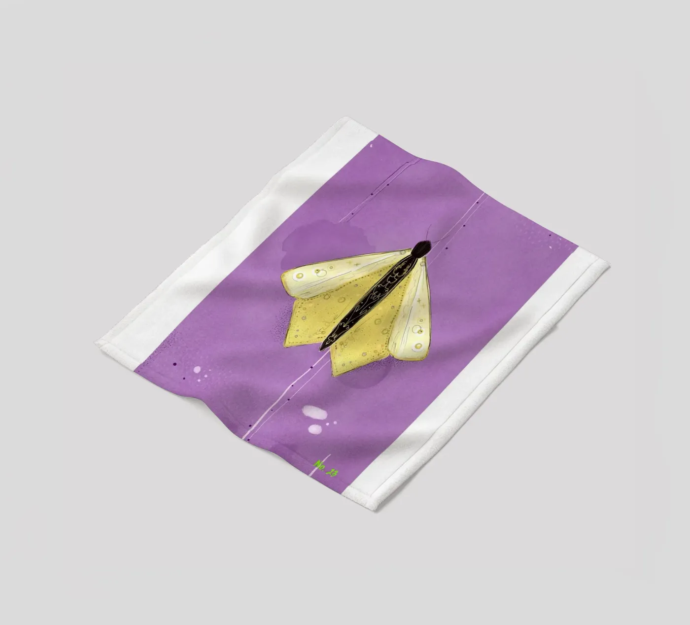 Papillon Fleecedecke von fraeuleinvonfuchs