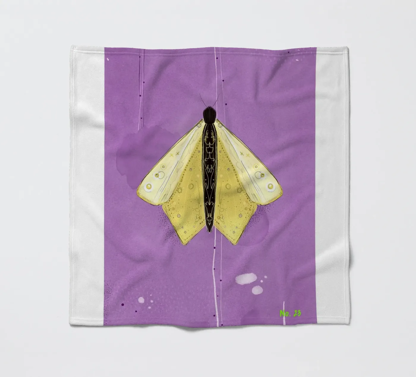 Papillon Fleecedecke von fraeuleinvonfuchs
