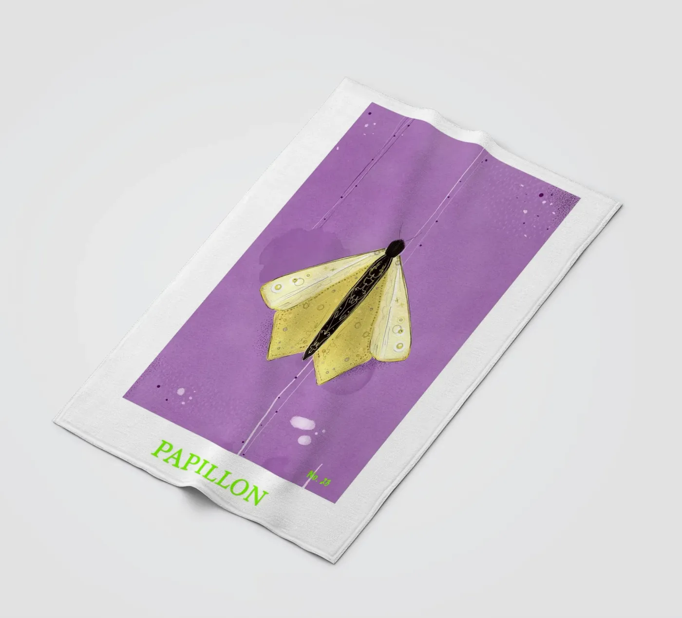 Papillon Fleecedecke von fraeuleinvonfuchs