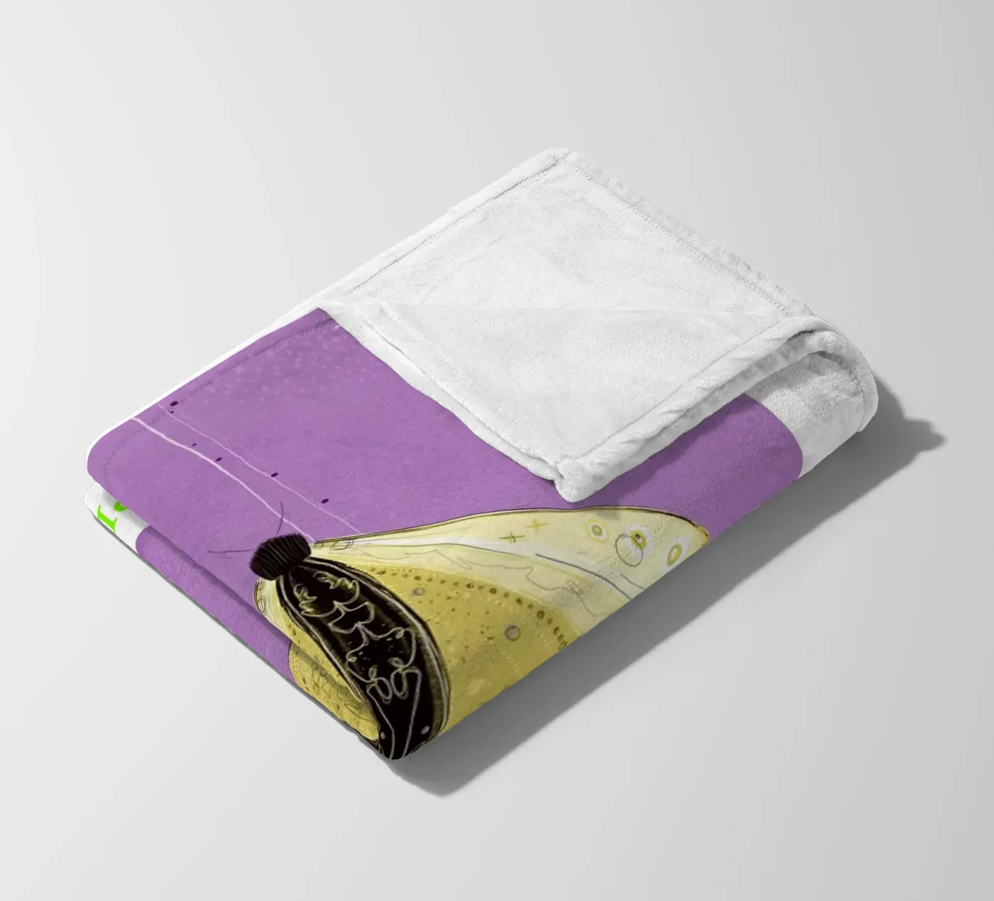 Papillon Fleecedecke von fraeuleinvonfuchs