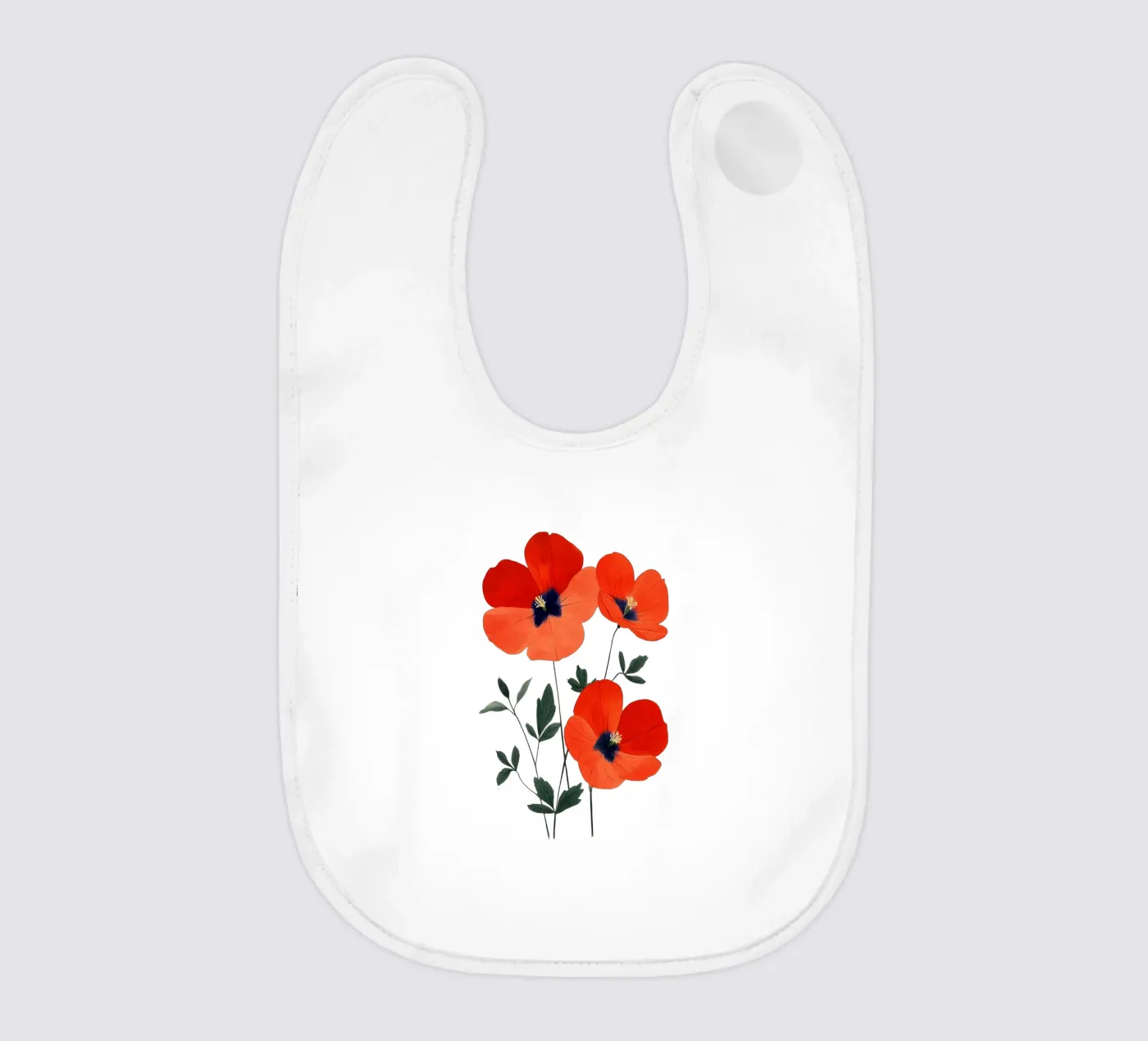 Poppies bavaglino da Curious Canvas