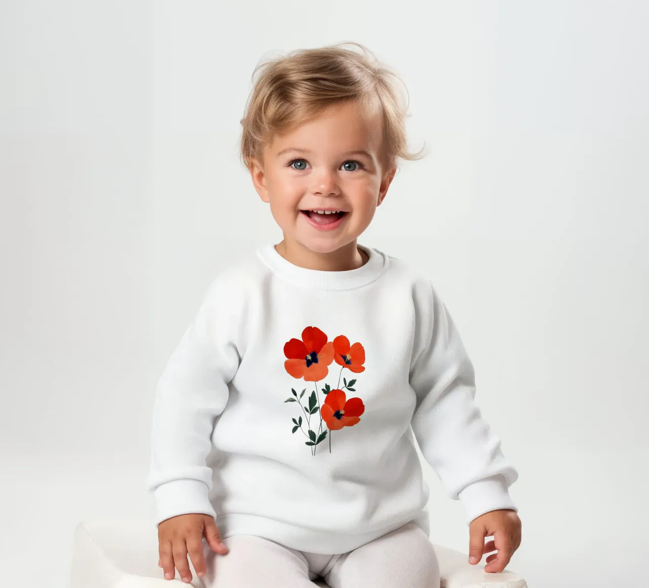 Papaveri felpa neonato da Curious Canvas