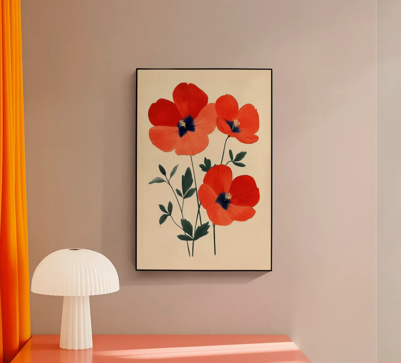 Papaveri plexiglass da Curious Canvas