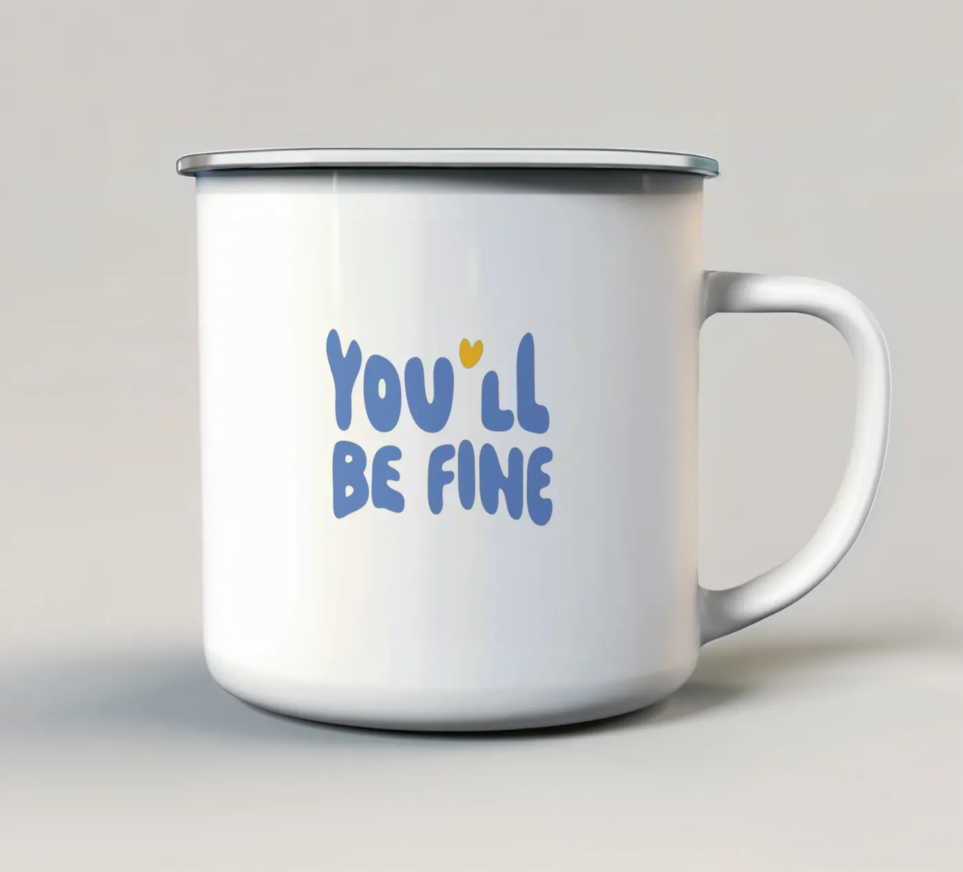 be fine emaille mok van be.