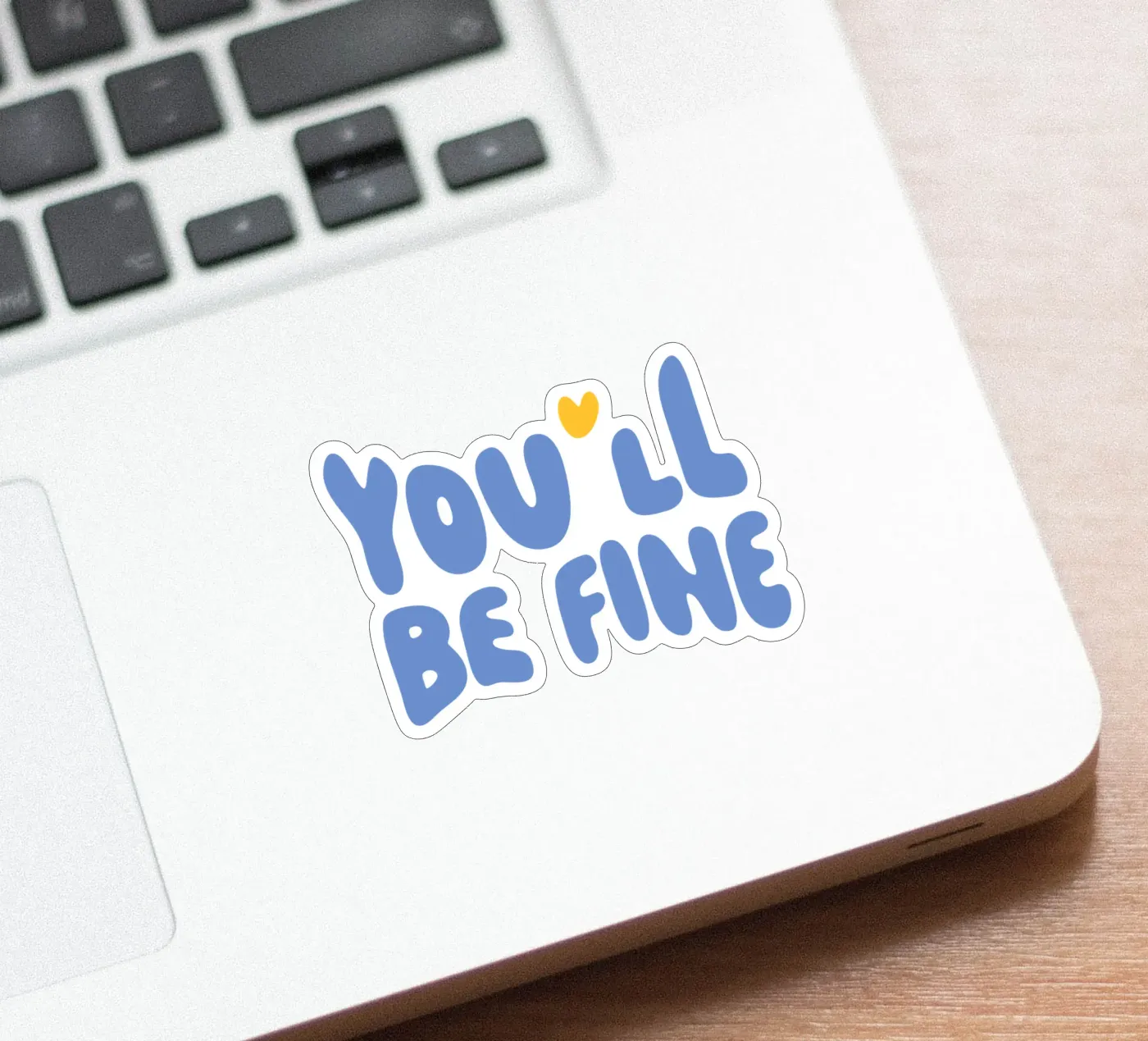 be fine sticker van be.