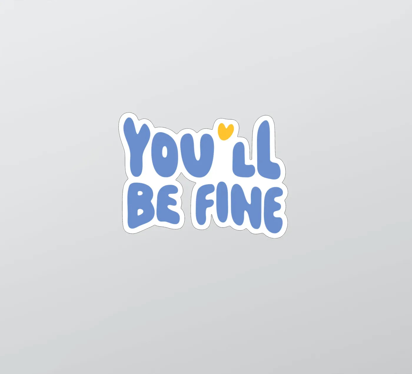 be fine sticker van be.