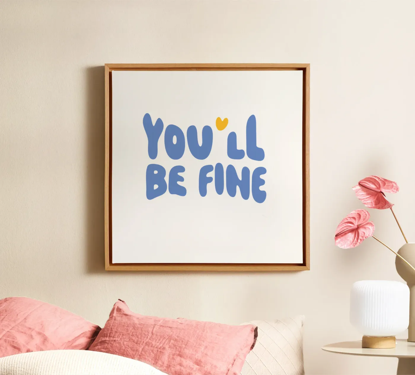 be fine Leinwand von be.