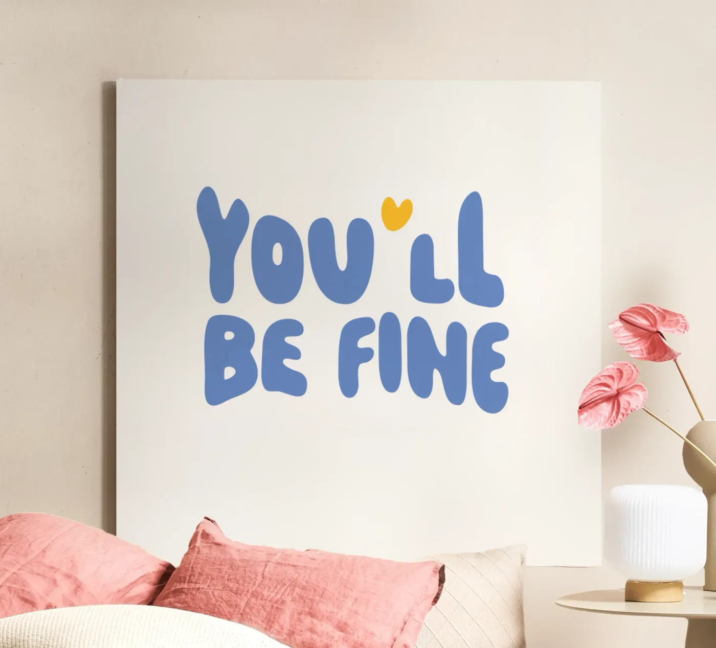 be fine Leinwand von be.