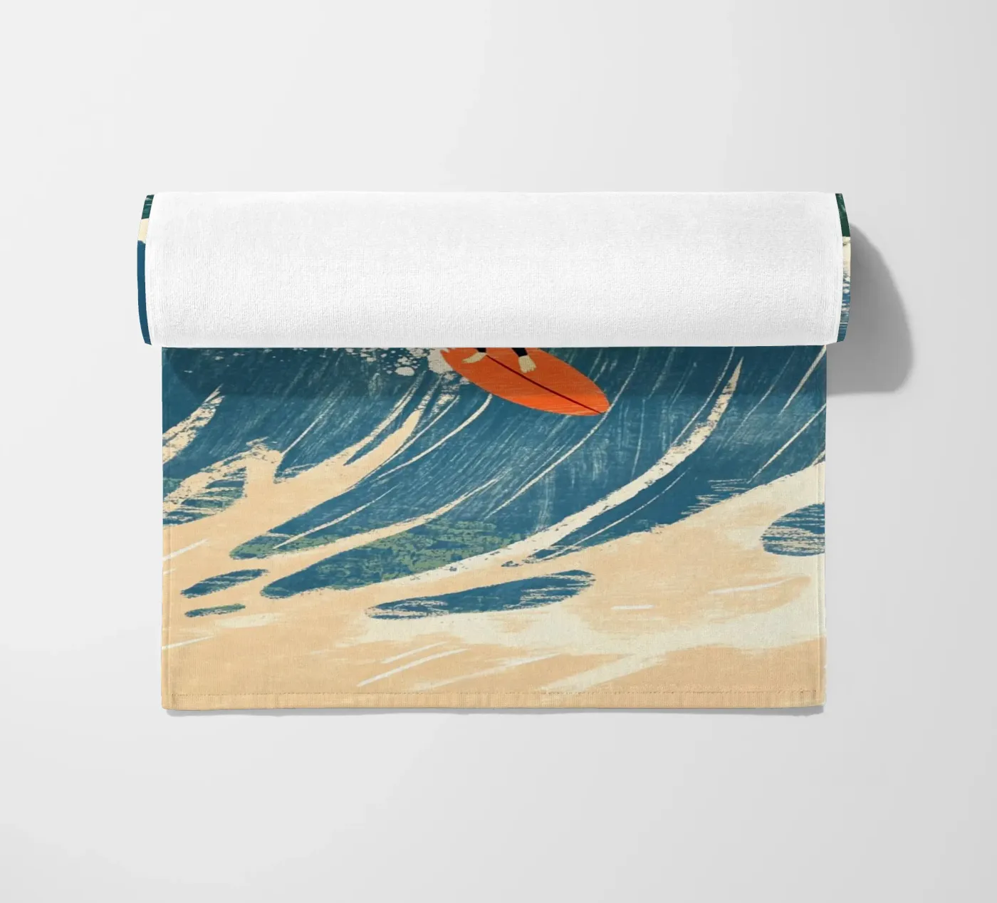 Surfista telo mare da Curious Canvas