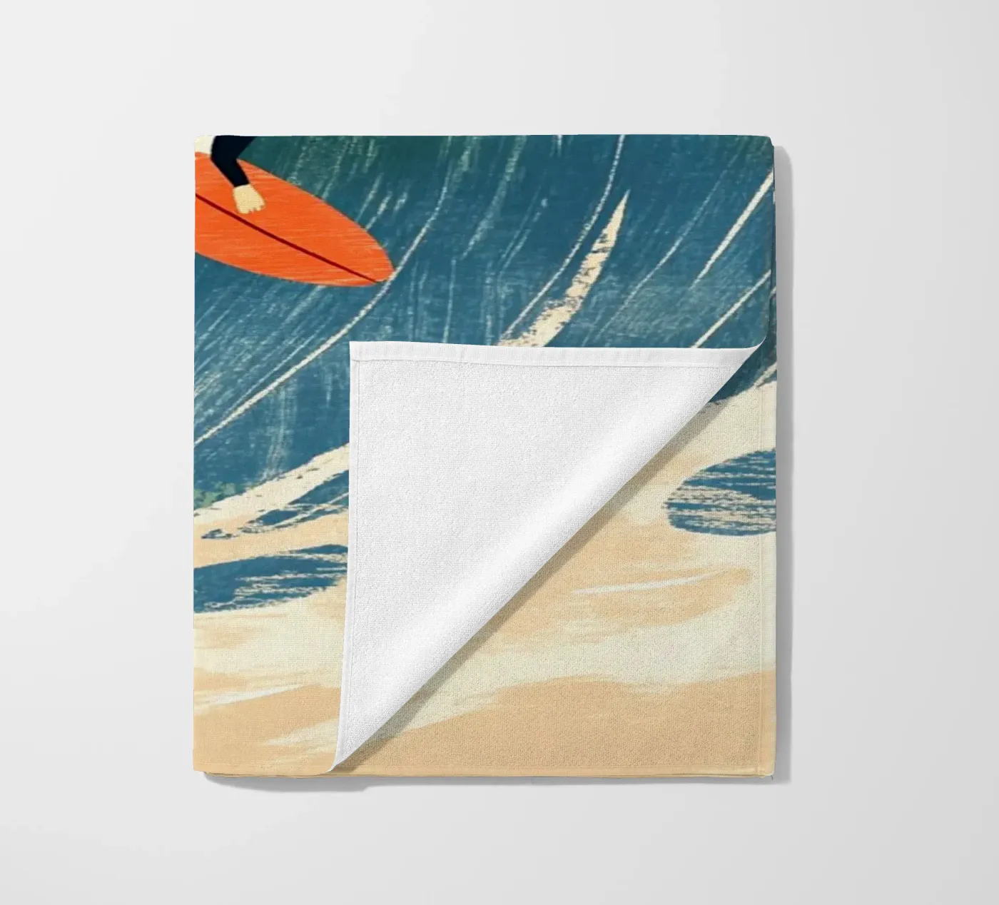 Surfista telo mare da Curious Canvas
