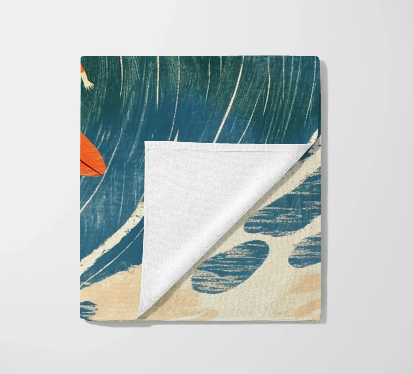 Surfista telo mare da Curious Canvas