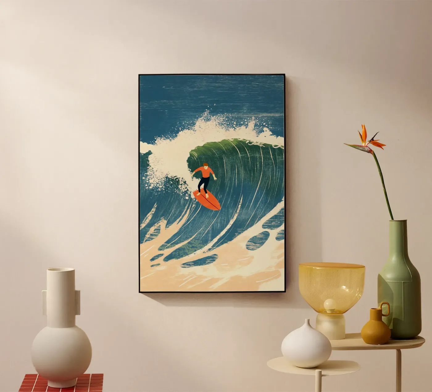 Surfer plexiglass da Curious Canvas