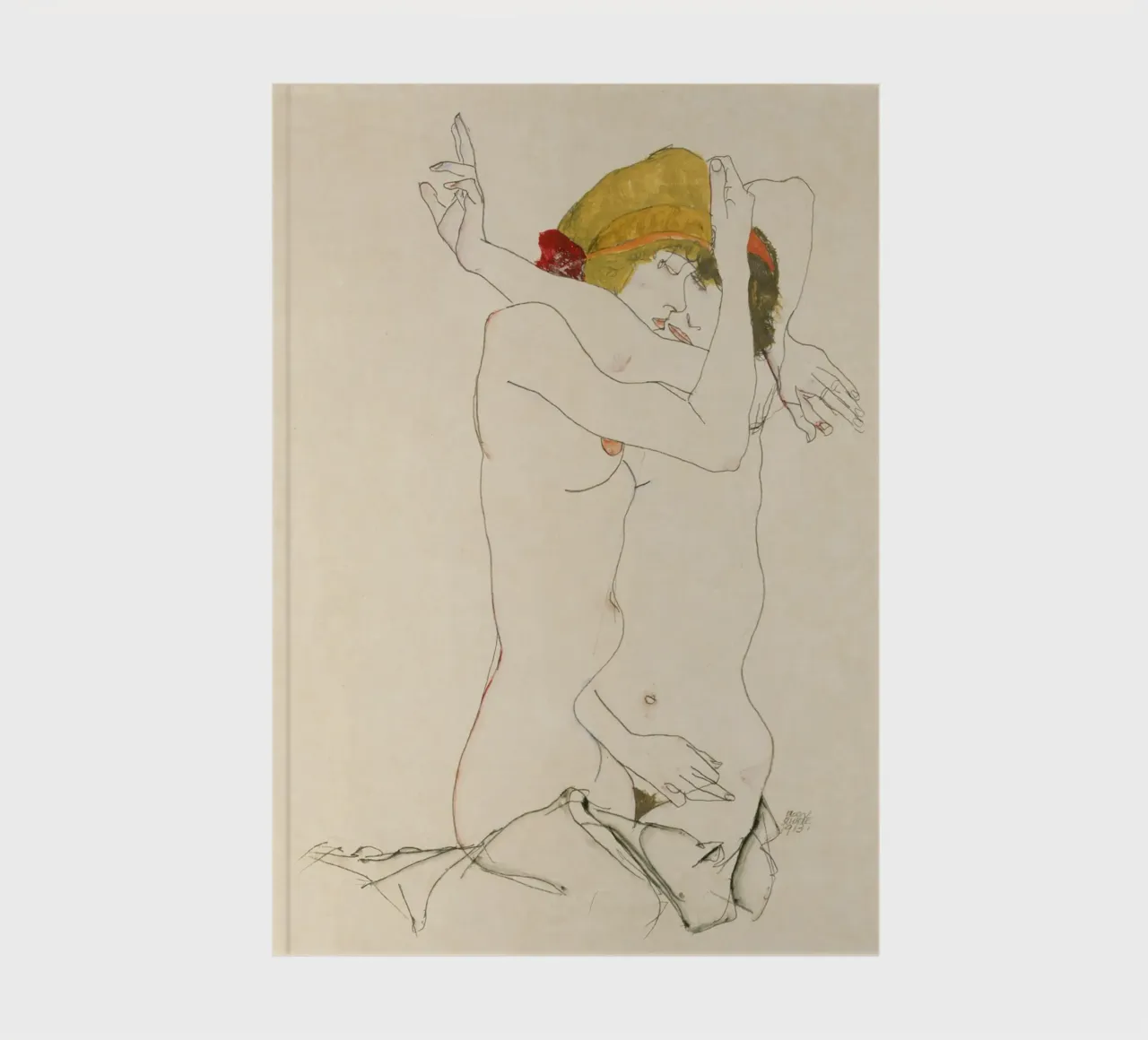 Egon Schiele - Due donne abbracciate (1913) diario da Wirla
