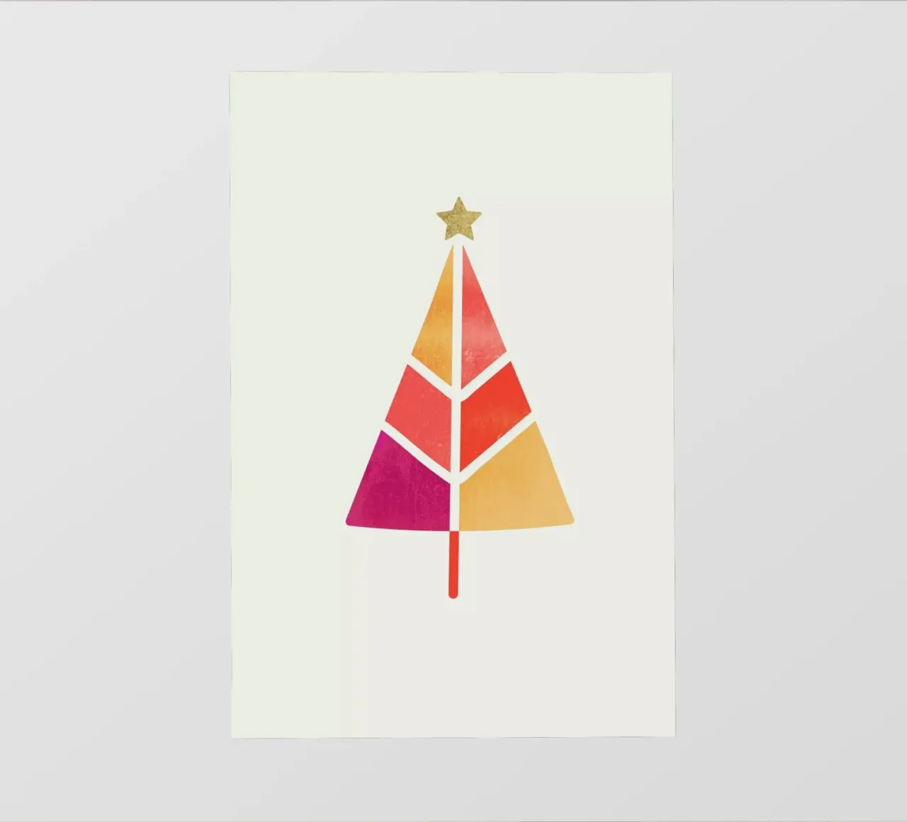 Little Christmas Tree telo in pvc da Kubistika