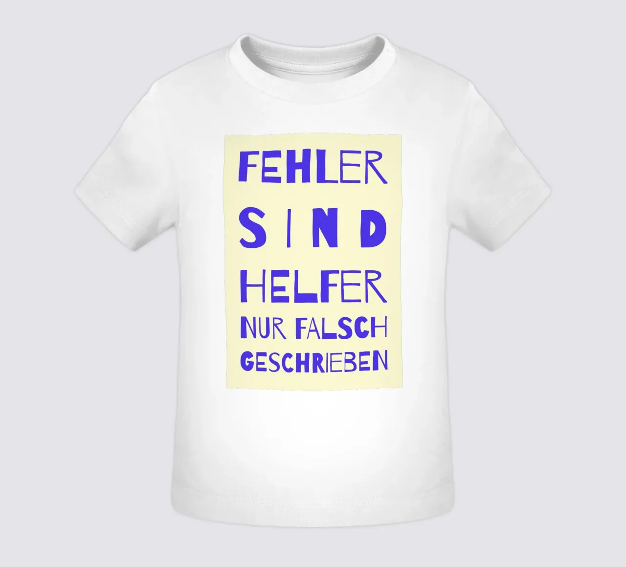 FEHLER SIND HELFER. maglietta neonato da FRICKE DESIGN