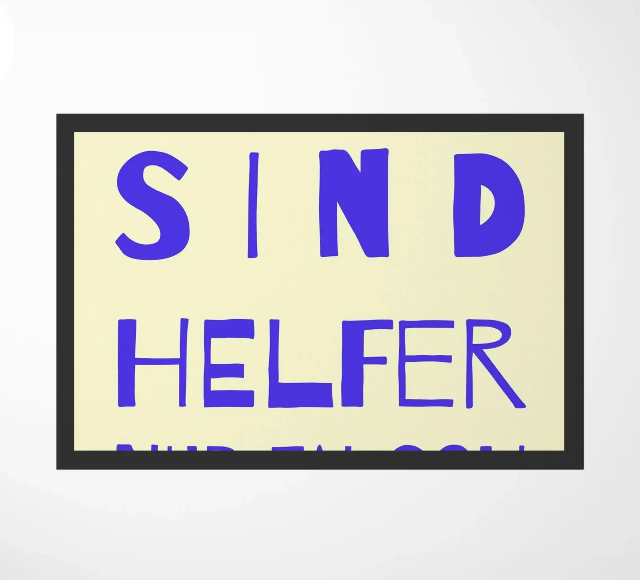 FEHLER SIND HELFER..(mehrere Farbvariationen verfügbar) zerbino da FRICKE DESIGN