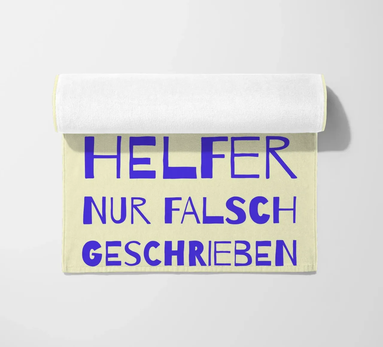 FEHLER SIND HELFER..(mehrere Farbvariationen verfügbar) telo mare da FRICKE DESIGN