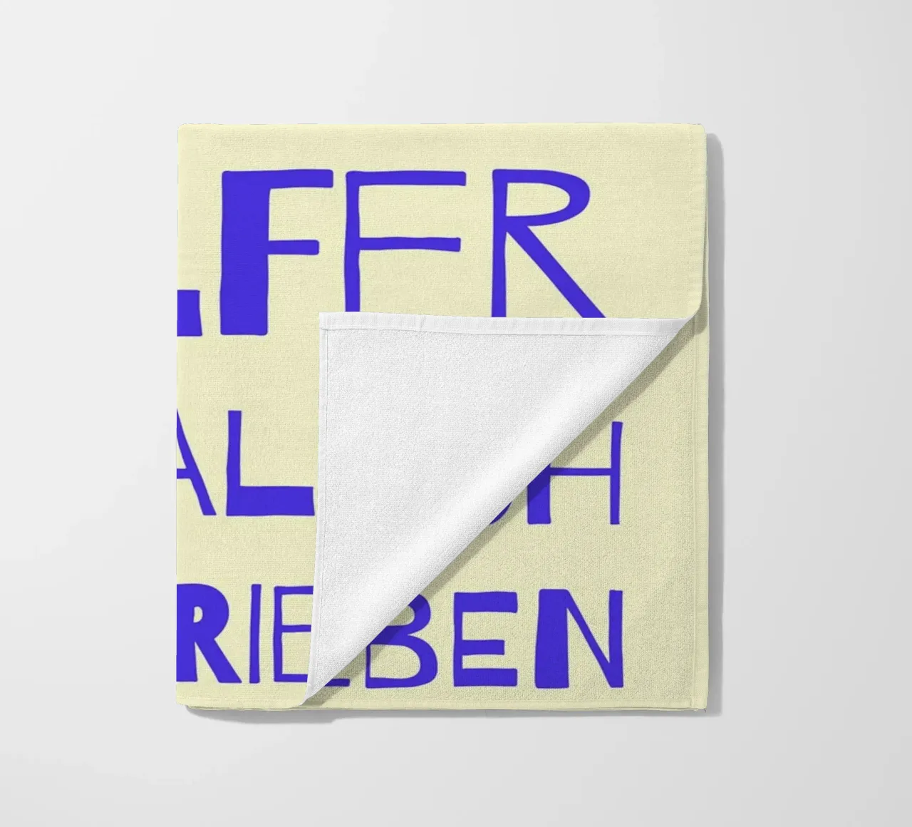 FEHLER SIND HELFER..(mehrere Farbvariationen verfügbar) telo mare da FRICKE DESIGN