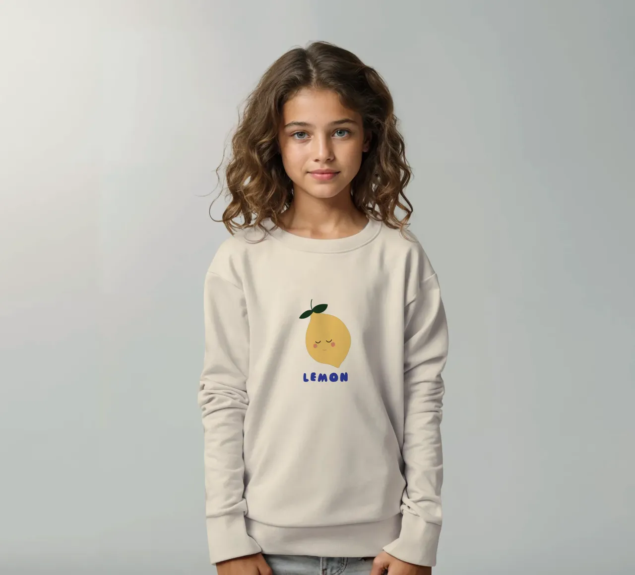 Lemon kids sweatshirt by Mottos by Sinan Saydik