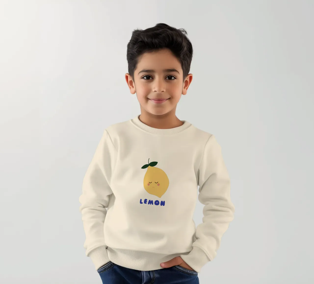 Lemon kids sweatshirt by Mottos by Sinan Saydik