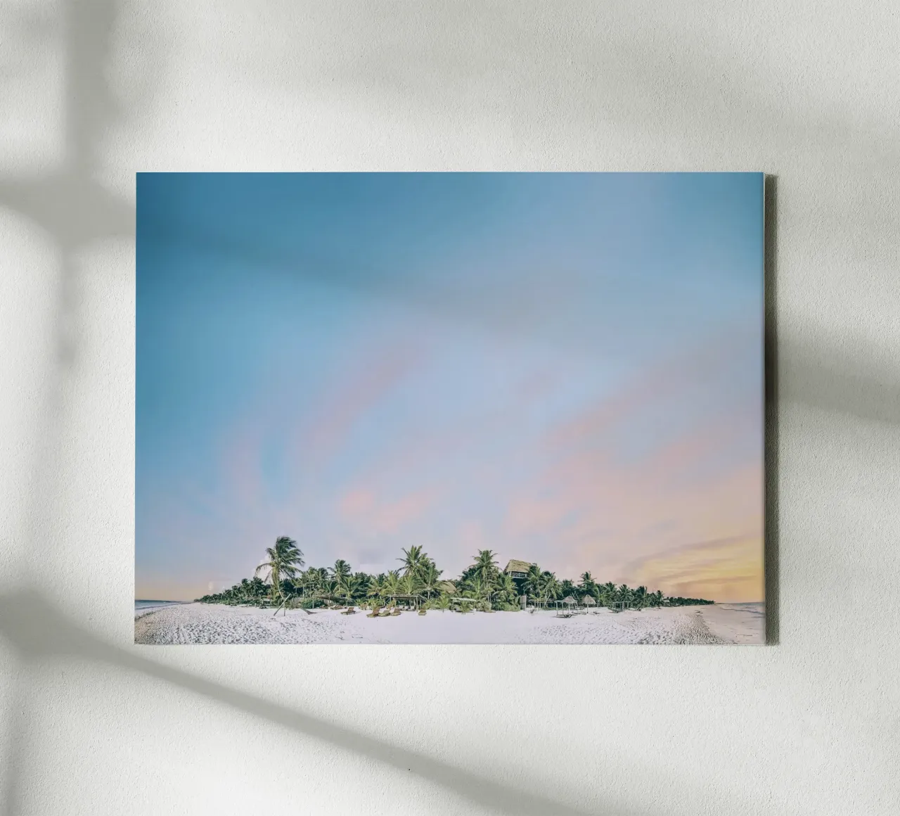 Whispers of Paradise canvas with Floater frame by zenitt