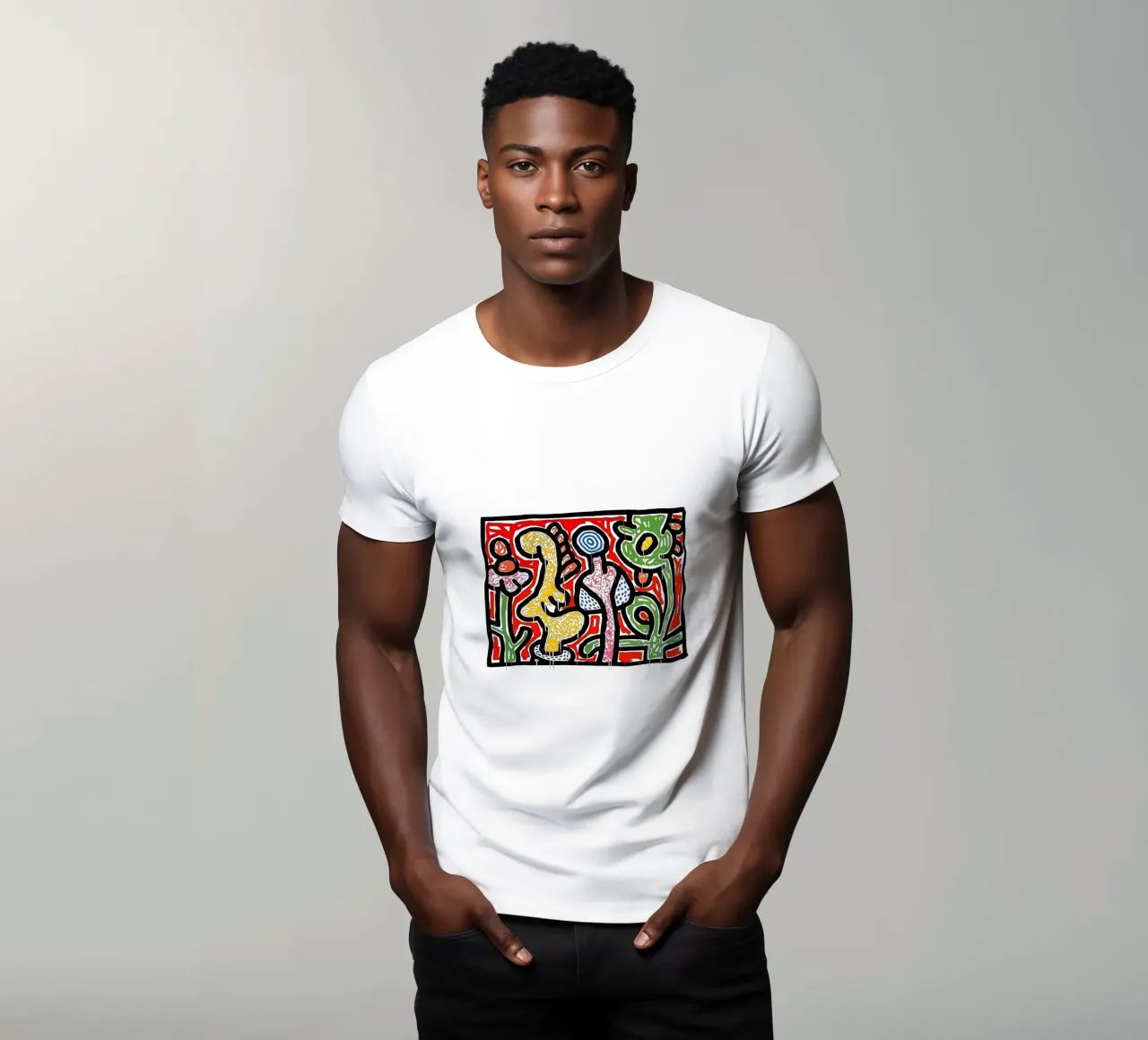Fiori IV di Keith Haring t-shirt da tokovictory
