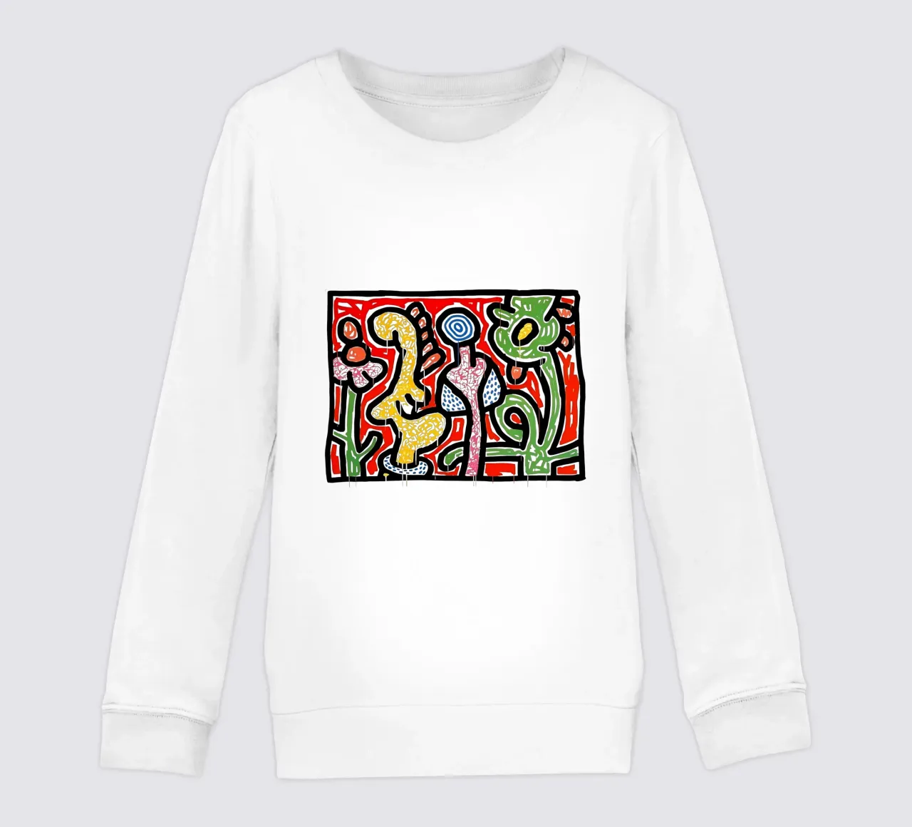Fiori IV di Keith Haring felpa bambino da tokovictory