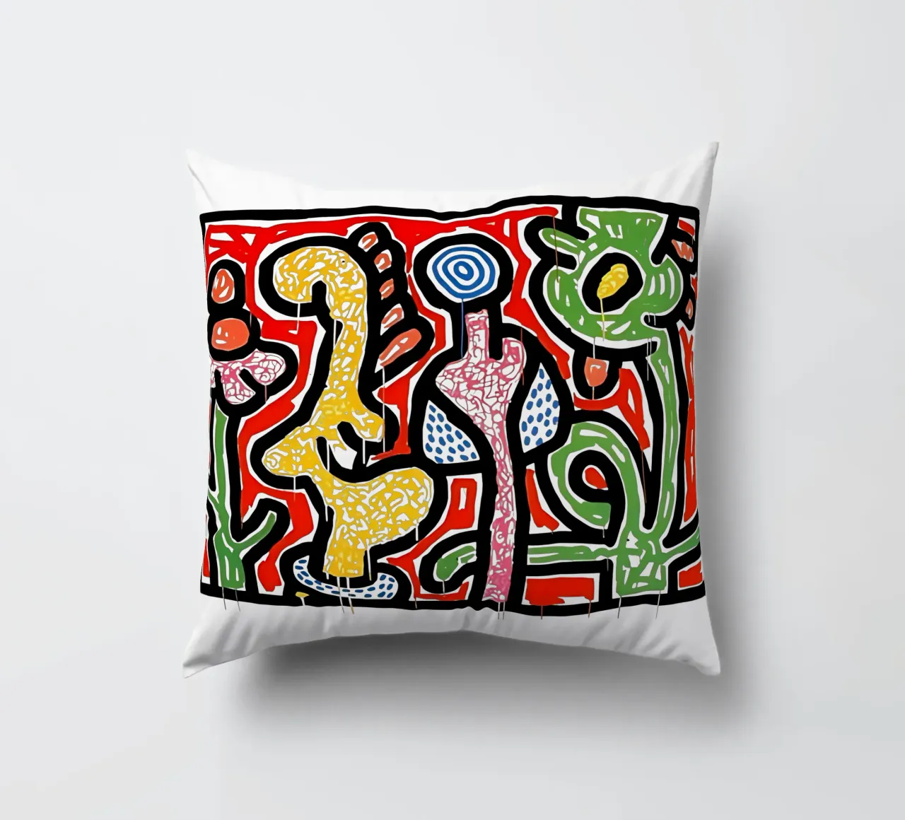 Fiori IV di Keith Haring cuscino da tokovictory