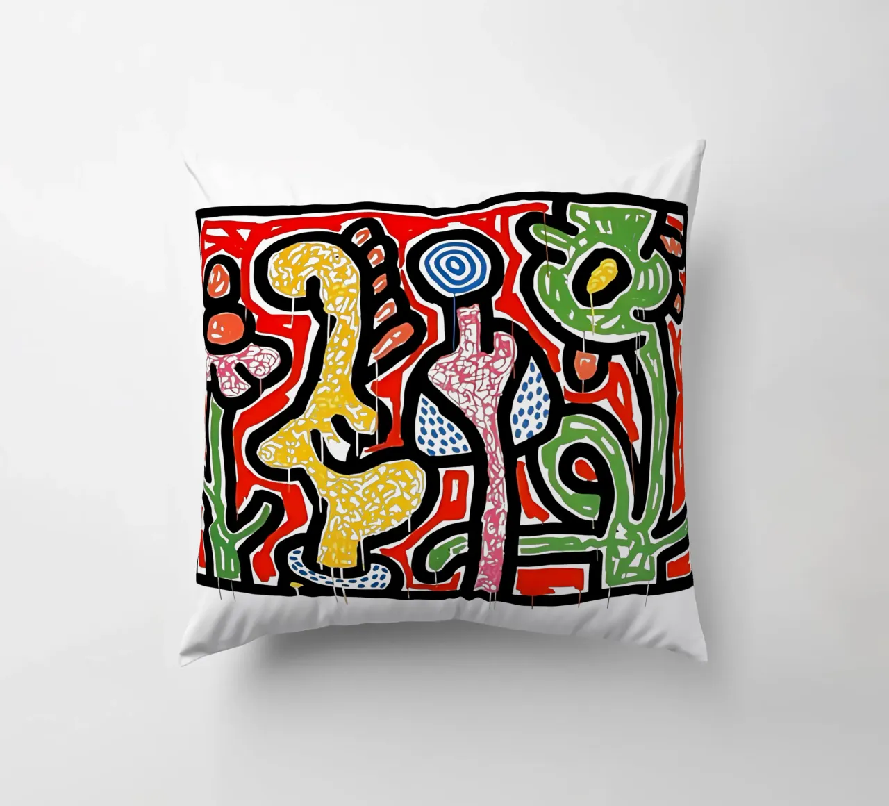 Fiori IV di Keith Haring cuscino da tokovictory