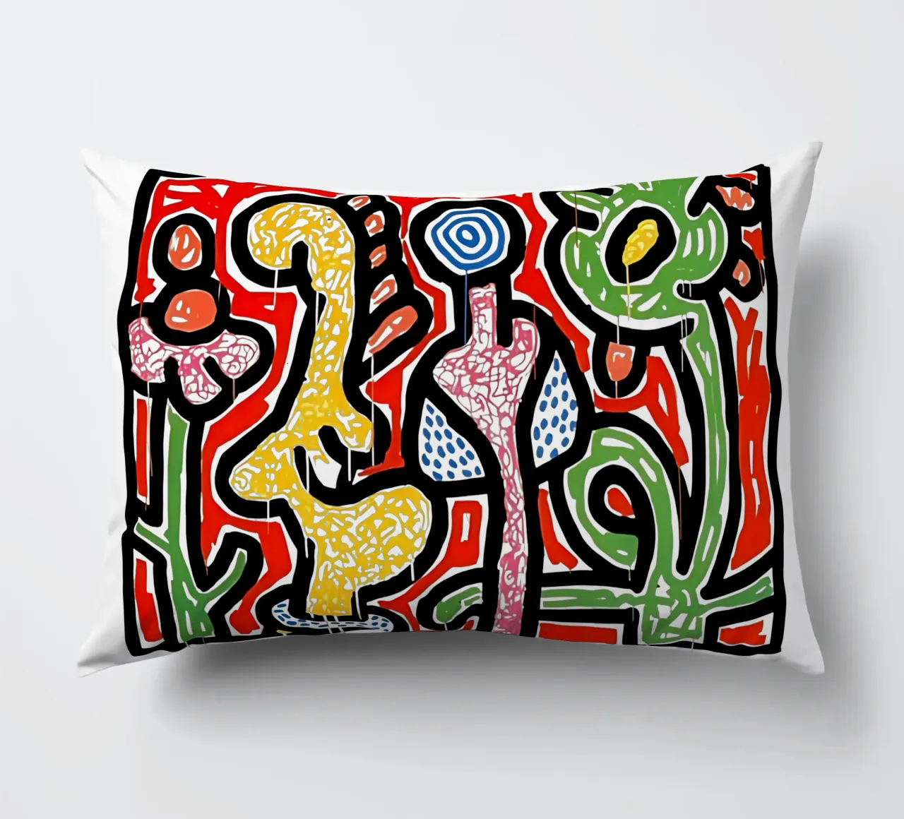 Fiori IV di Keith Haring cuscino da tokovictory