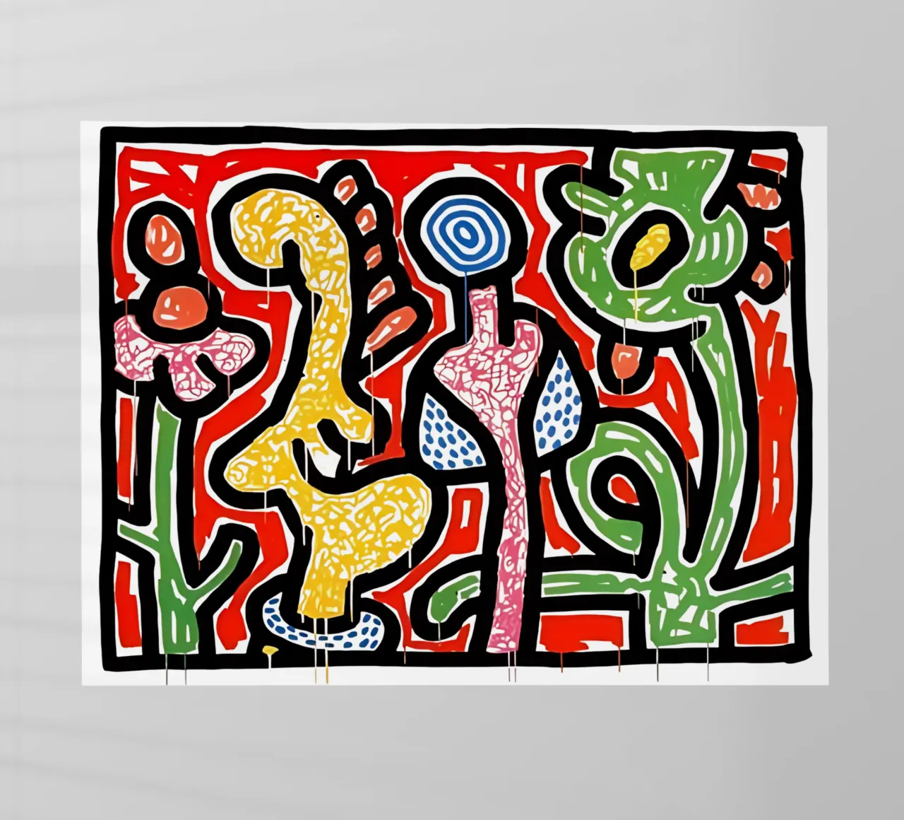 Fiori IV di Keith Haring pellicola backlit da tokovictory