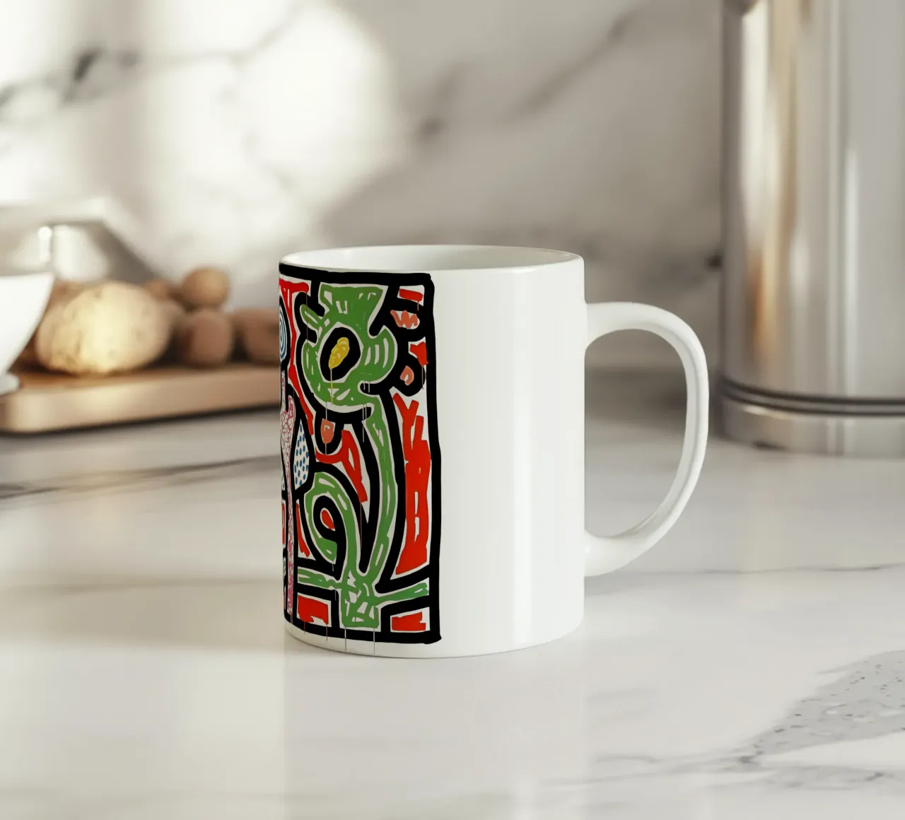Fiori IV di Keith Haring tazza in ceramica da tokovictory