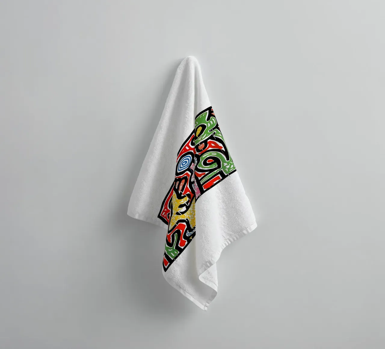 Fiori IV di Keith Haring asciugamano da bagno da tokovictory
