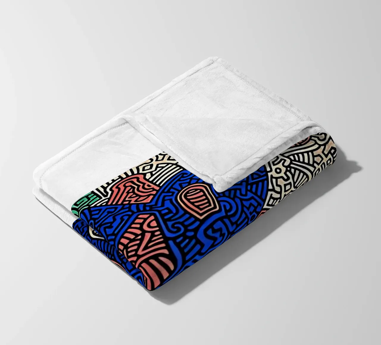 Piglet va de compras por Keith Haring manta de franela de tokovictory